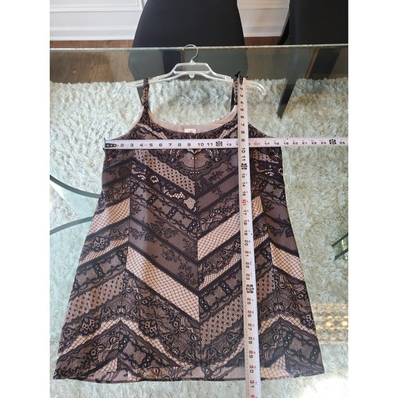 CAbi Womens Black Monaco Lace Floral 100% Polyester Sleeveless Cami Top Blouse M - Picture 8 of 11